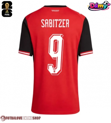 Rakousko Marcel Sabitzer #9 Domácí Dres pro Dámy MS 2026 Krátkým Rukávem